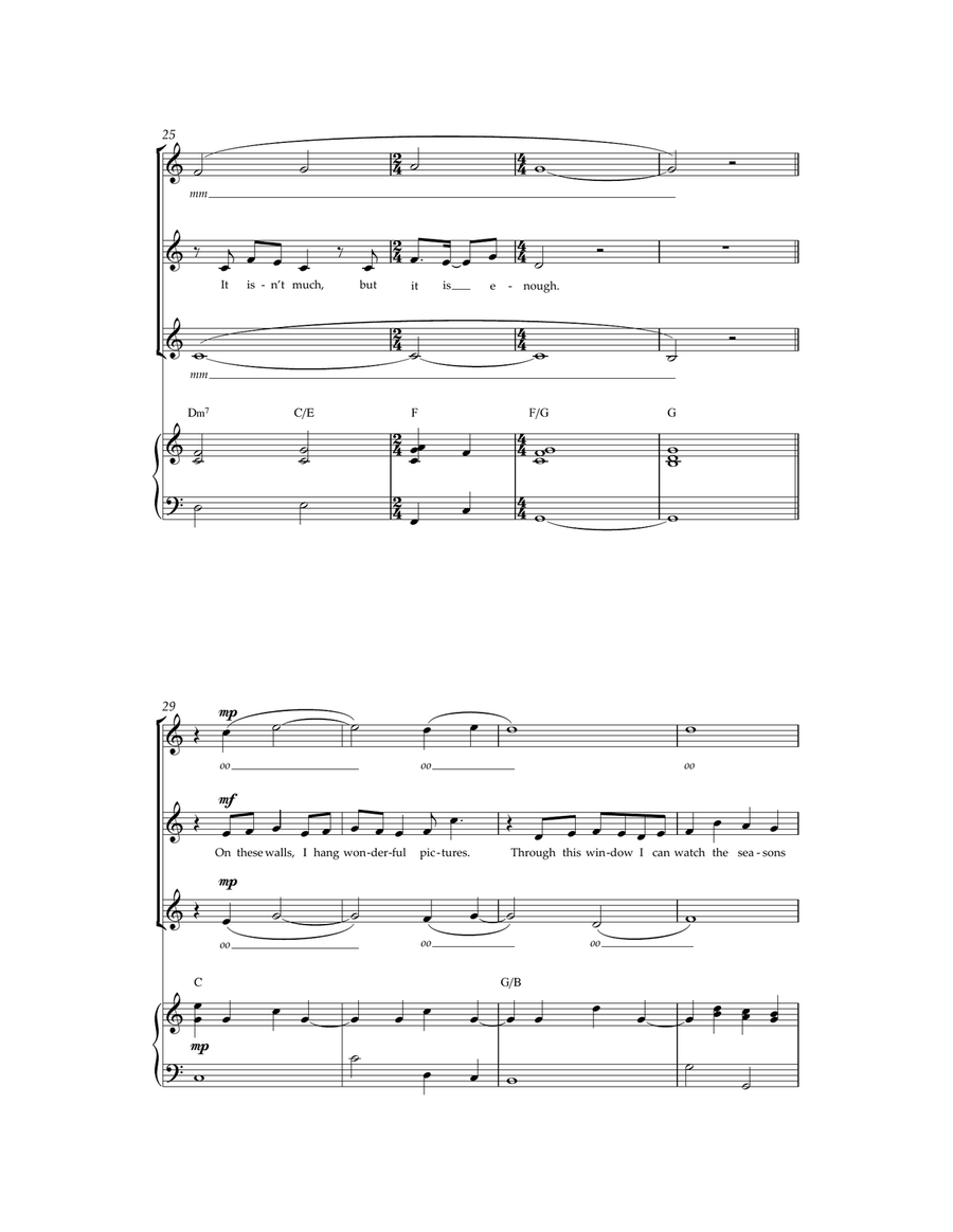 My House ('From Matilda The Musical') Choir scores gallery preview page 4