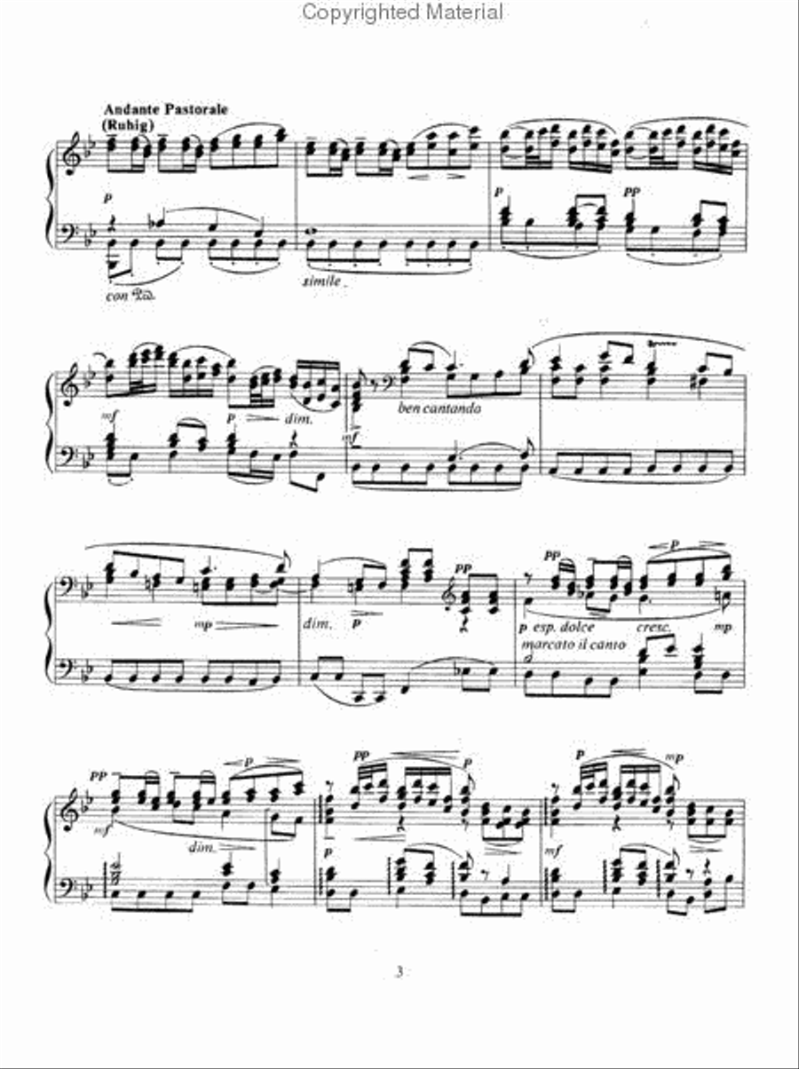Sheep May Safely Graze - Piano Solo Piano Solo scores gallery preview page 2