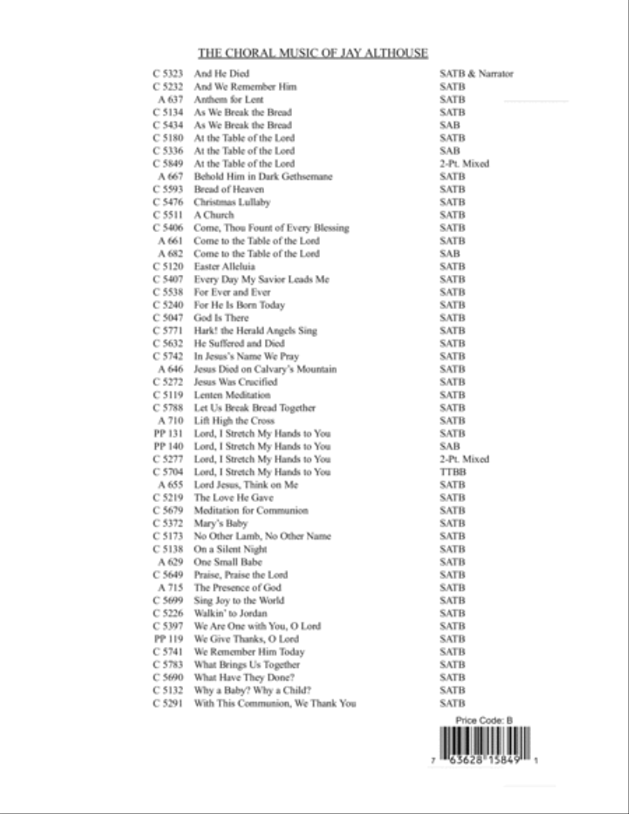 At the Table of the Lord 2-Part scores gallery preview page 9