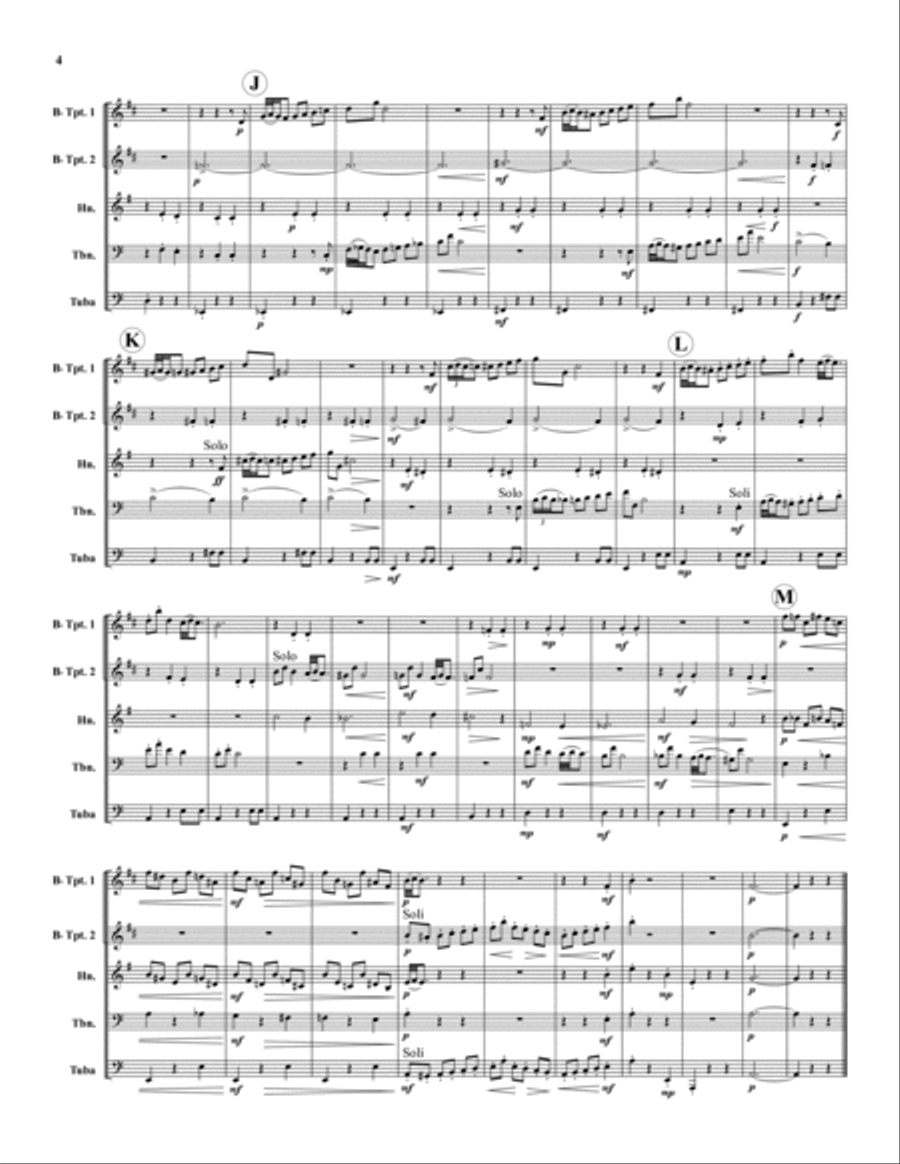 Anitra's Dance, Op. 46 Anitra's Dance, Op. 46 Brass Quintet scores gallery preview page 4