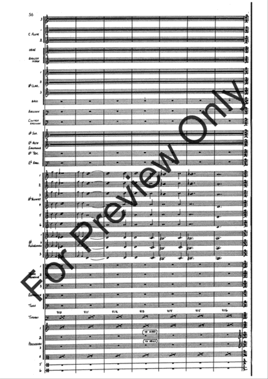 Agincourt Hymn (Score) Concert Band scores gallery preview page 80