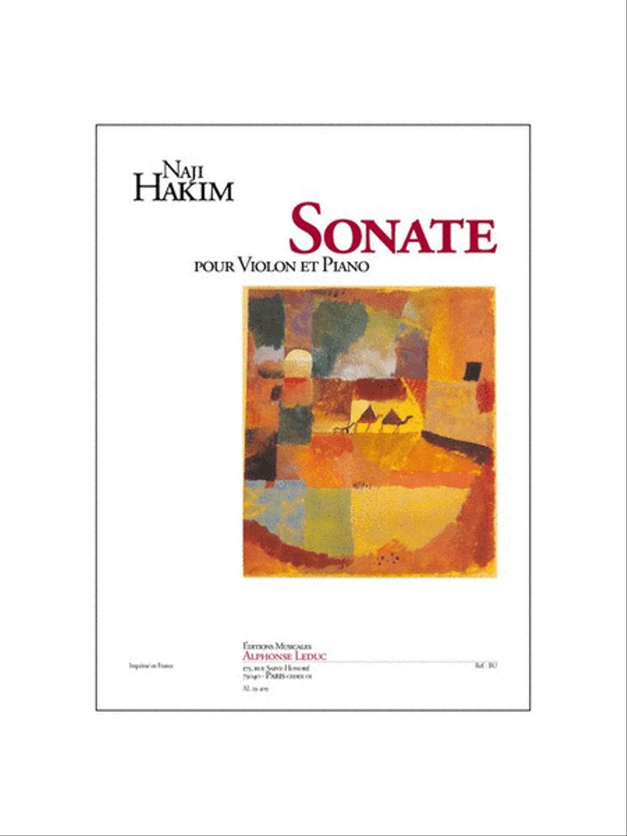 Sonate Pour Violon Et Piano