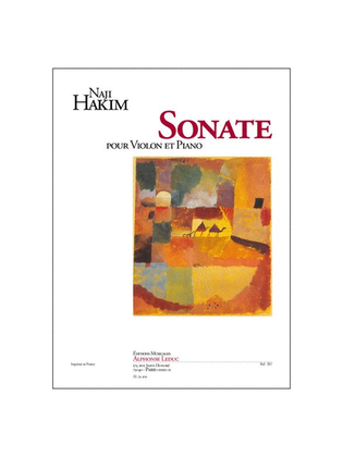 Book cover for Sonate Pour Violon Et Piano