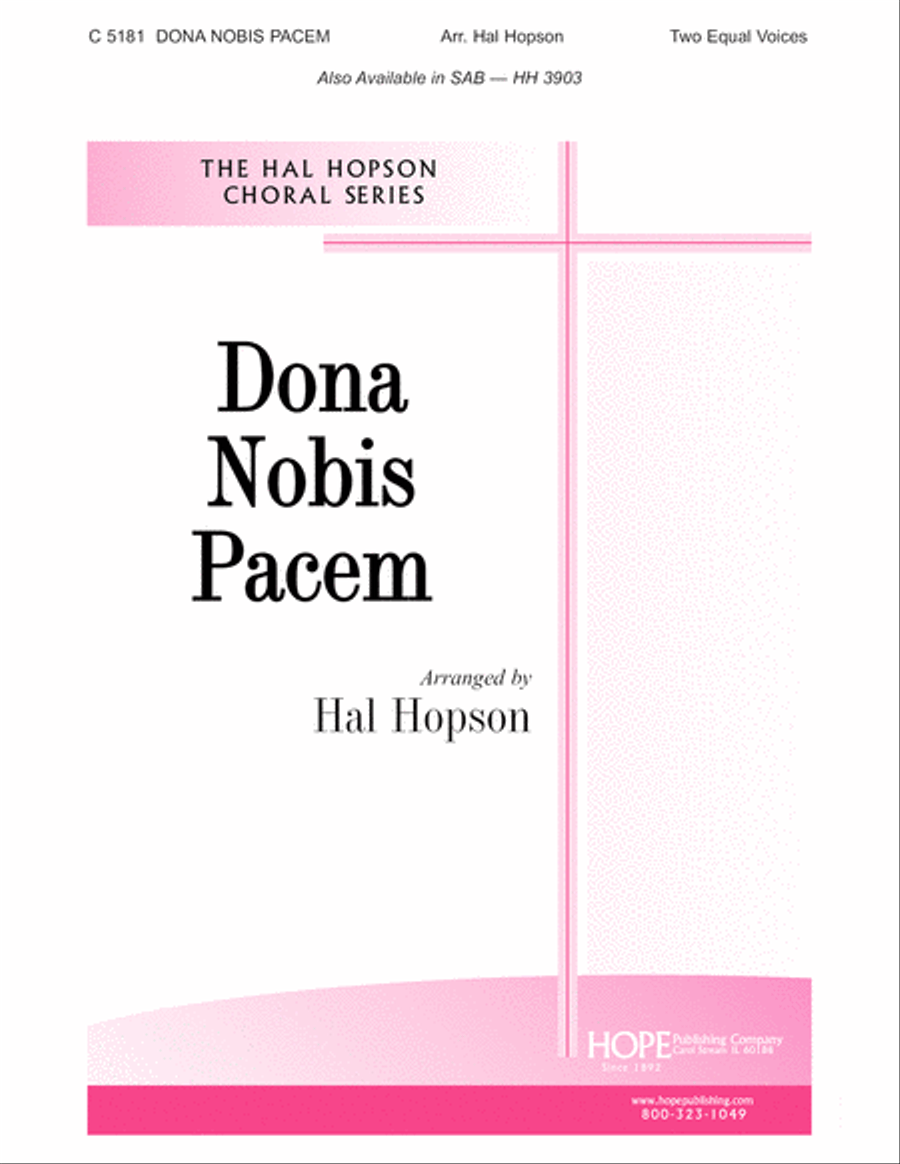 Dona Nobis Pacem Choir scores gallery preview page 1