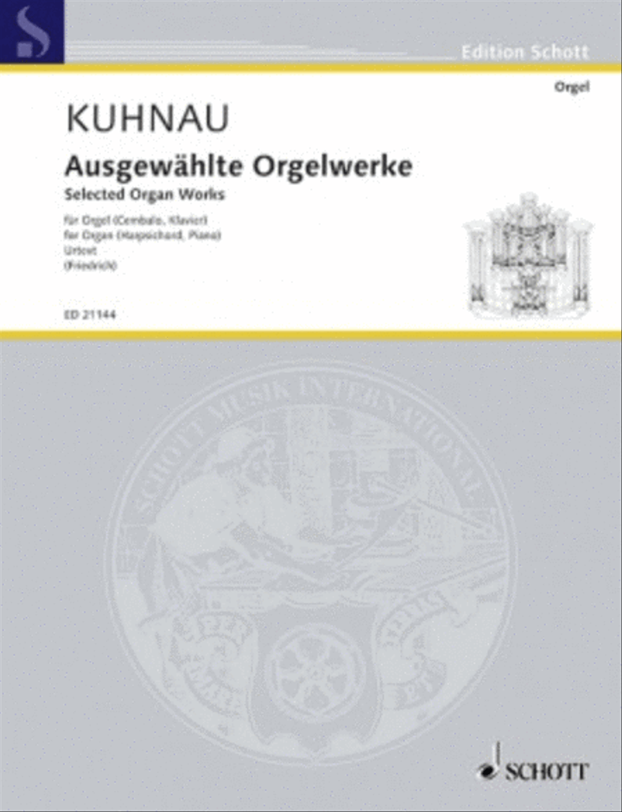 Selected Organ Works (ausgewahlte Orgelwerke) Harpsichord scores gallery preview page 1