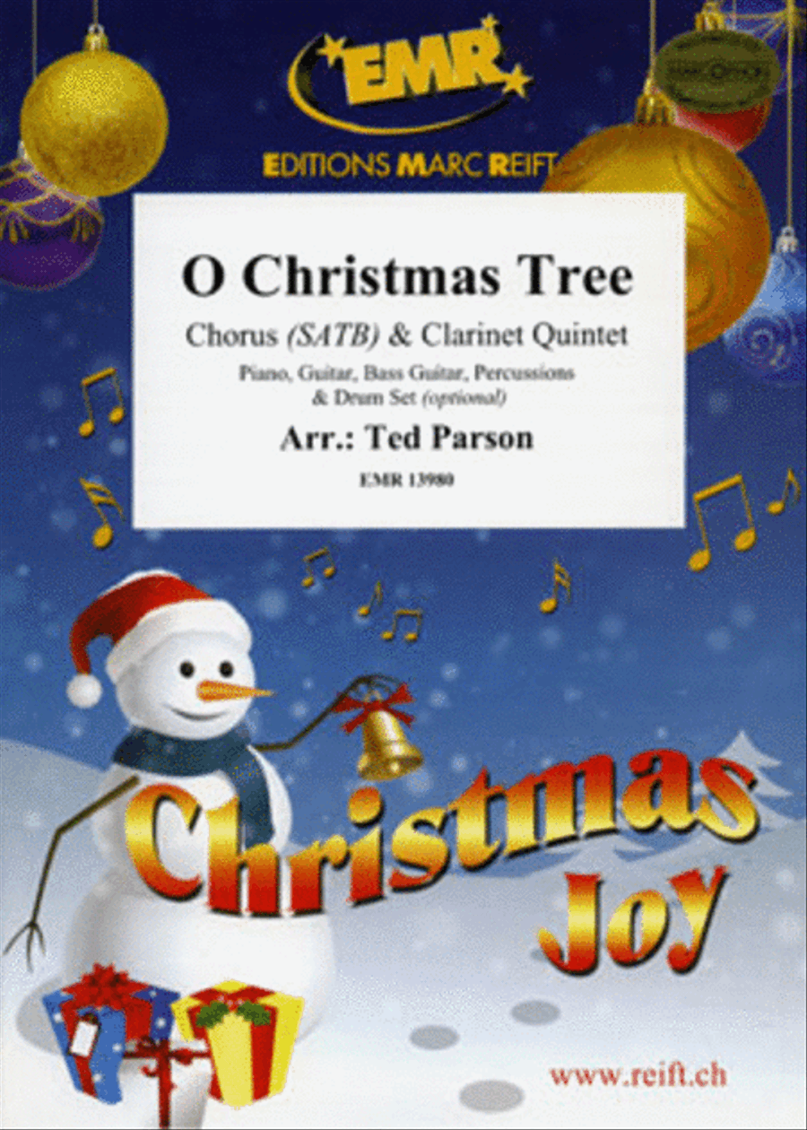 O Christmas Tree Clarinet Quintet scores gallery preview page 1