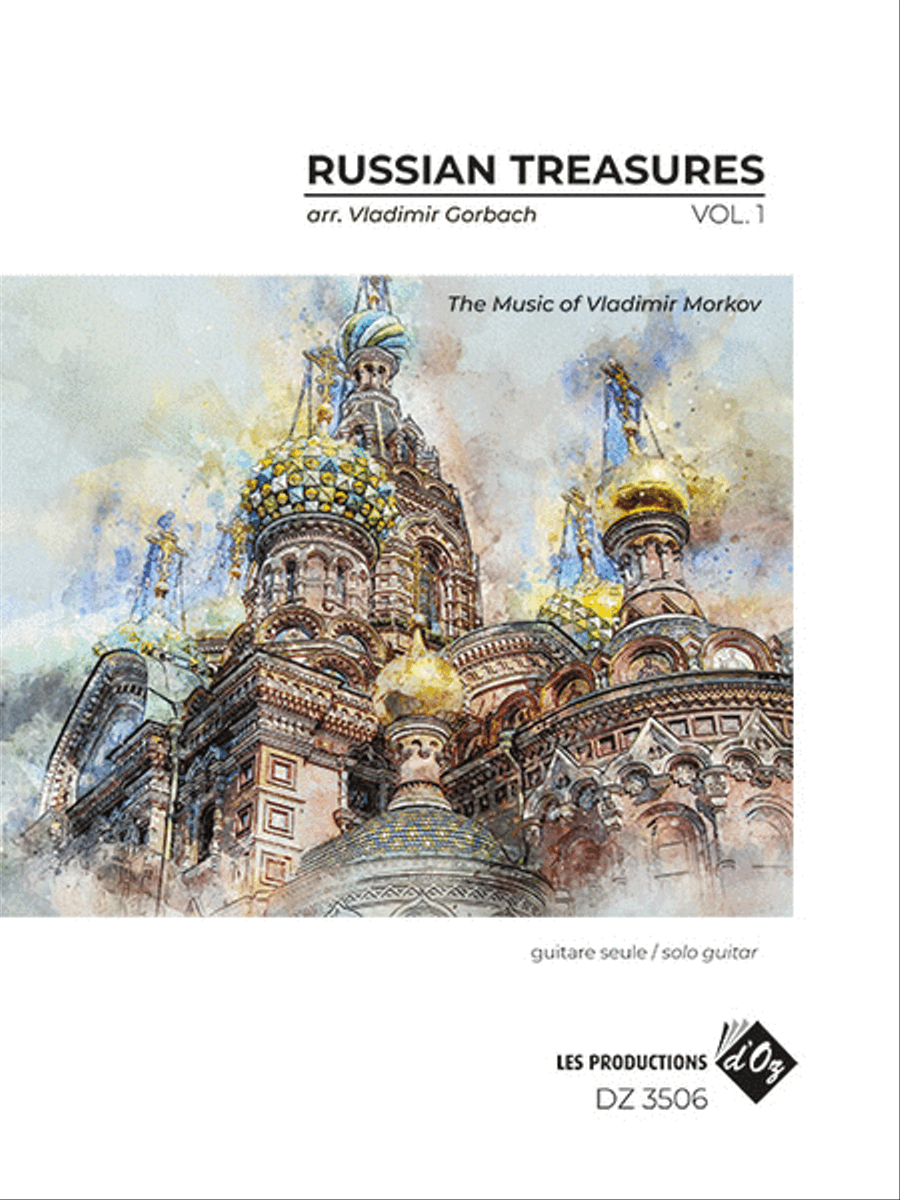 Russian Treasures, vol. 1 Classical Guitar scores gallery preview page 1