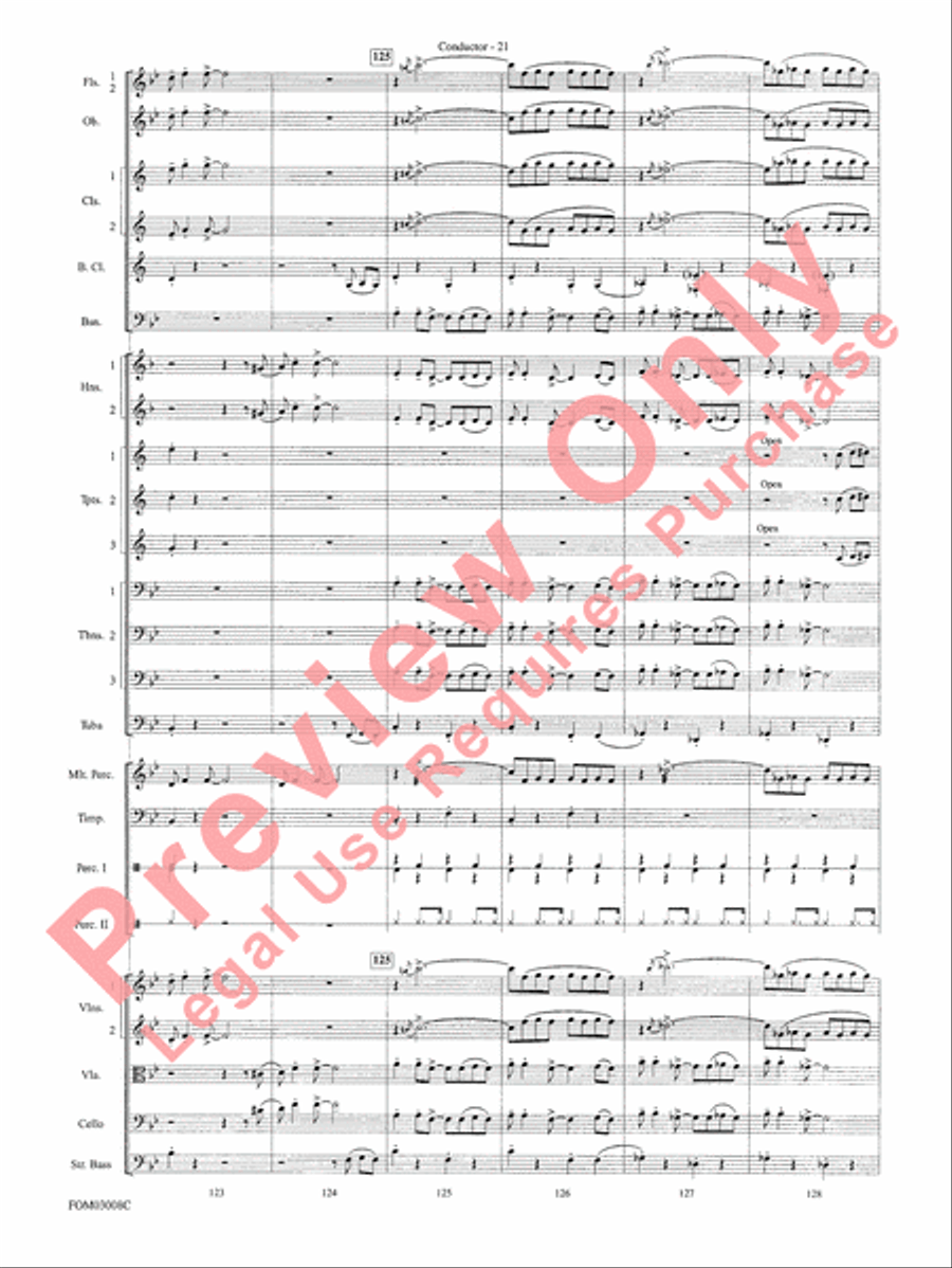 Chicago (from the musical Chicago) Full Orchestra scores gallery preview page 24