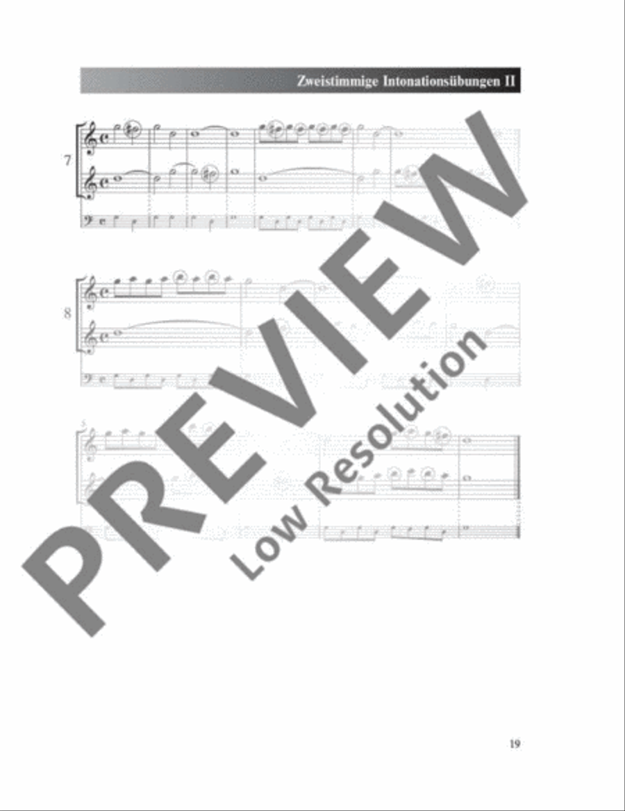 The Art of Baroque Trumpet Playing Trumpet Trio scores gallery preview page 20