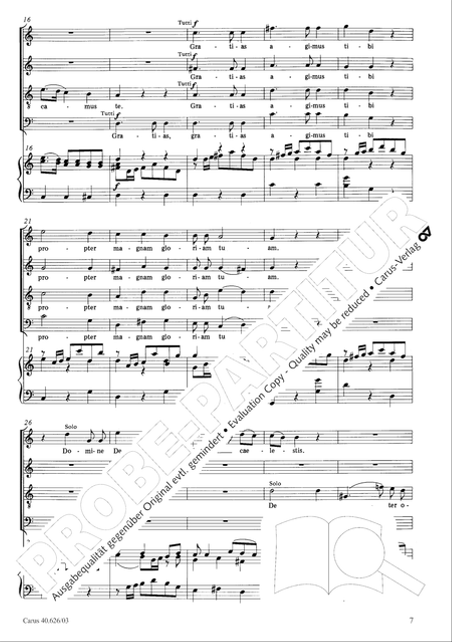 Mass in C Major 4-Part scores gallery preview page 14