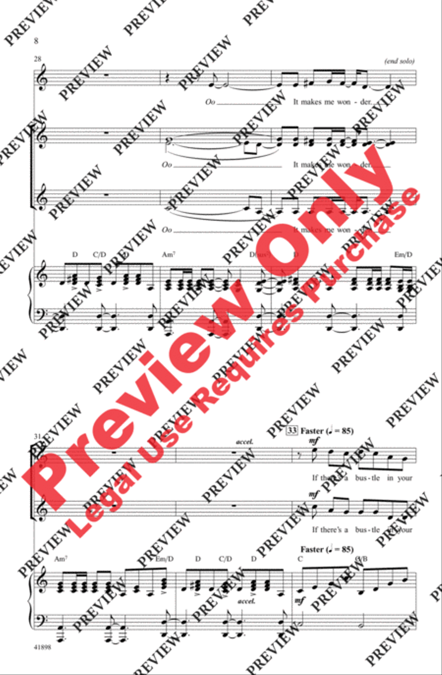 Stairway to Heaven Women's Choir scores gallery preview page 7