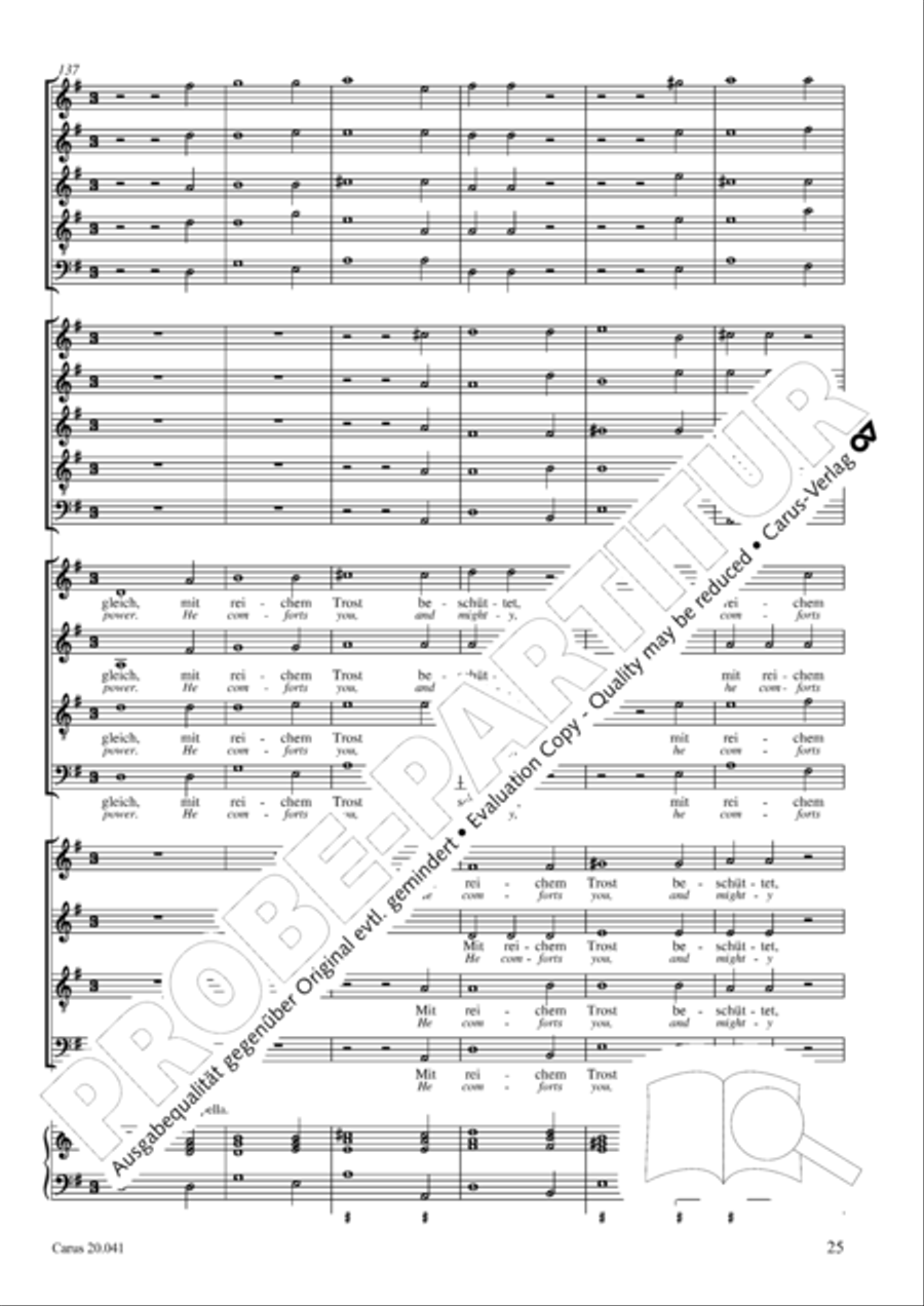 My soul, now bless thy Maker (Nun lob, mein Seel, den Herren) 4-Part scores gallery preview page 26