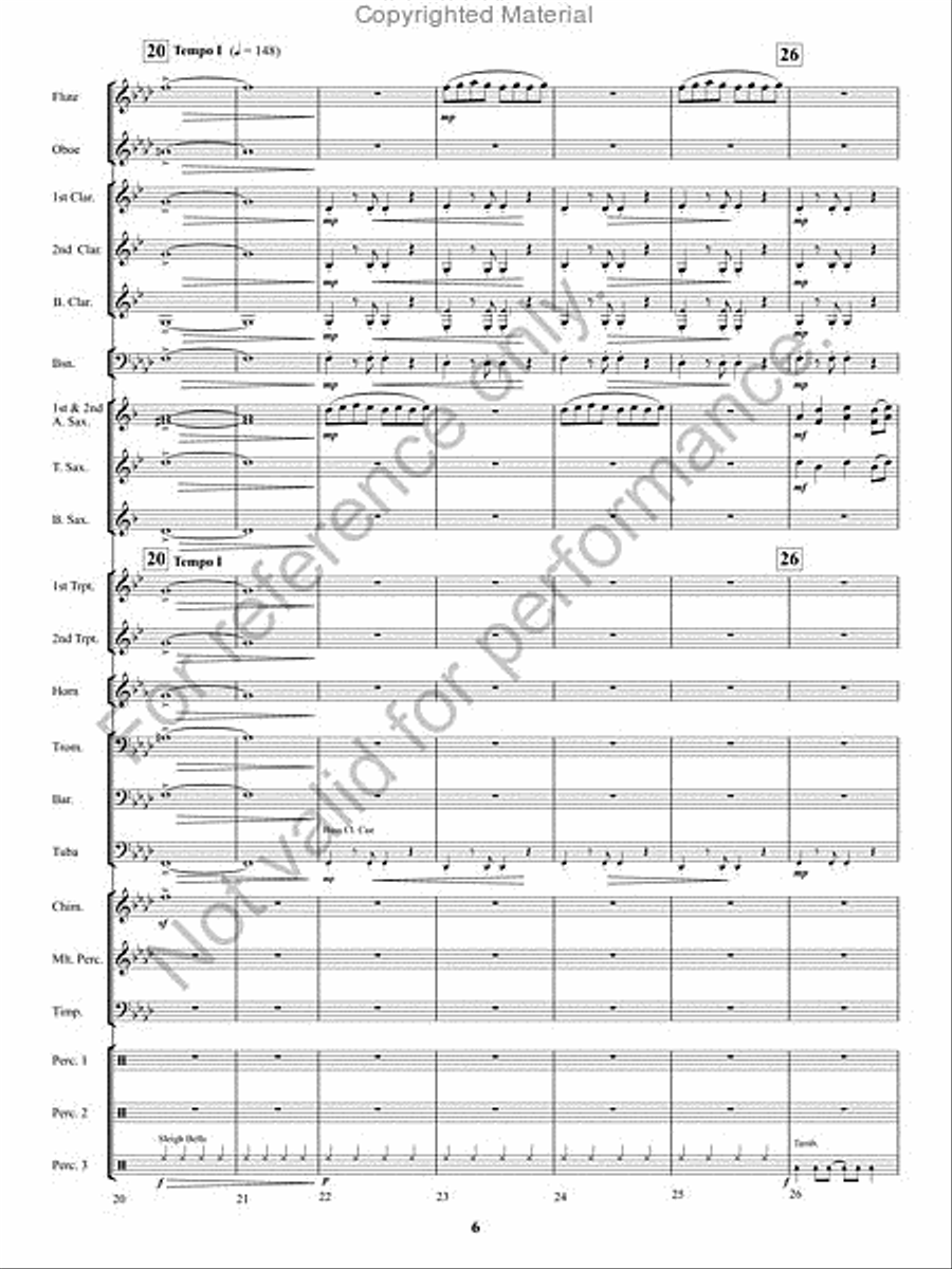 Kennesaw Mountain Celebration Concert Band scores gallery preview page 5