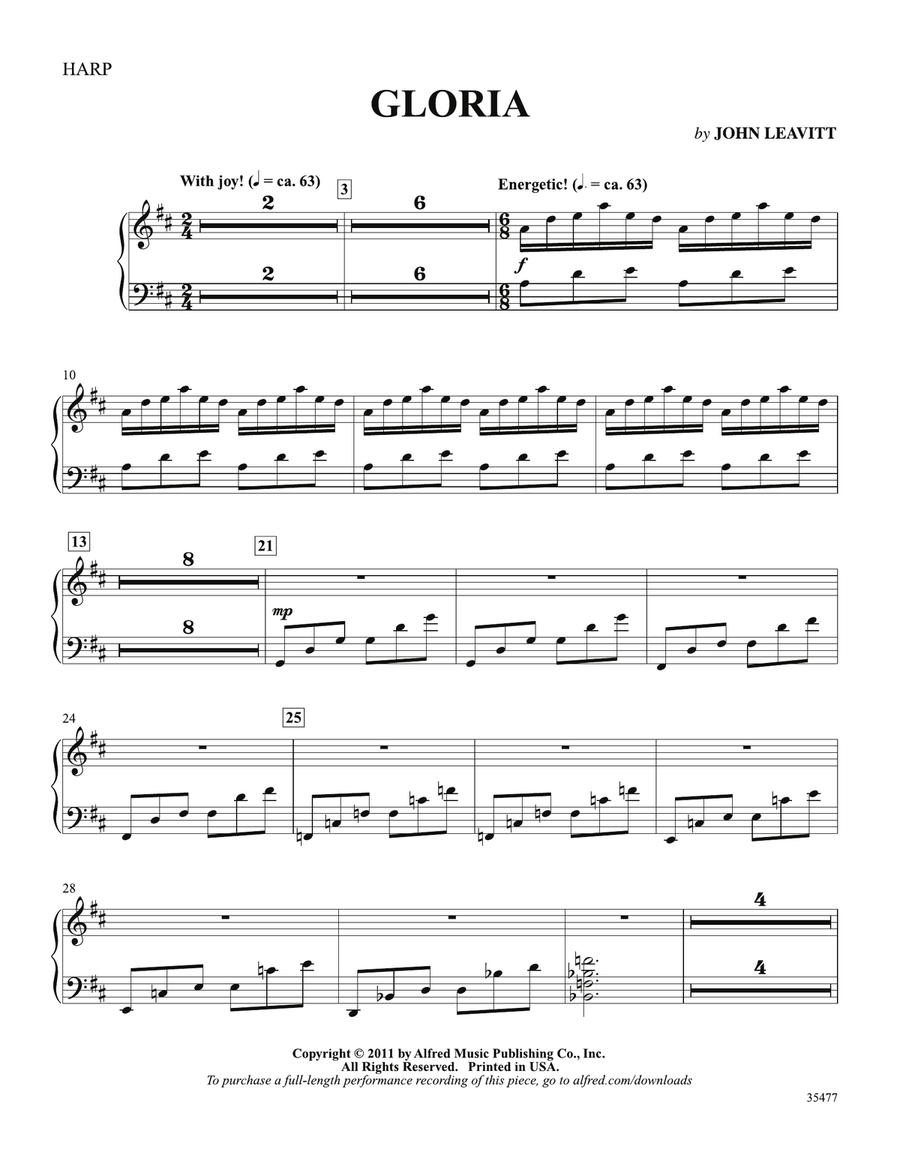 Gloria: Harp