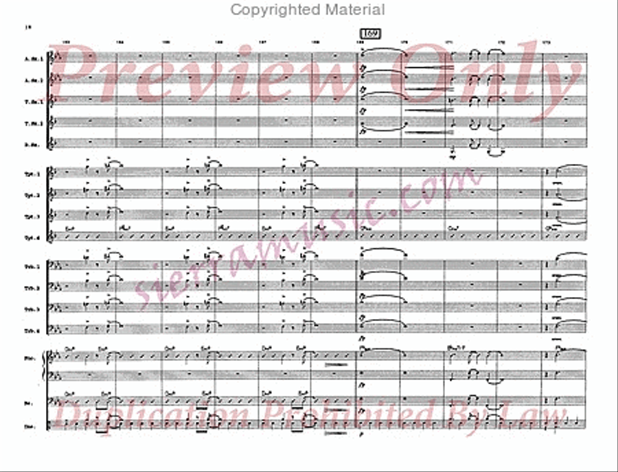 Dorian Blue Big Band scores gallery preview page 19