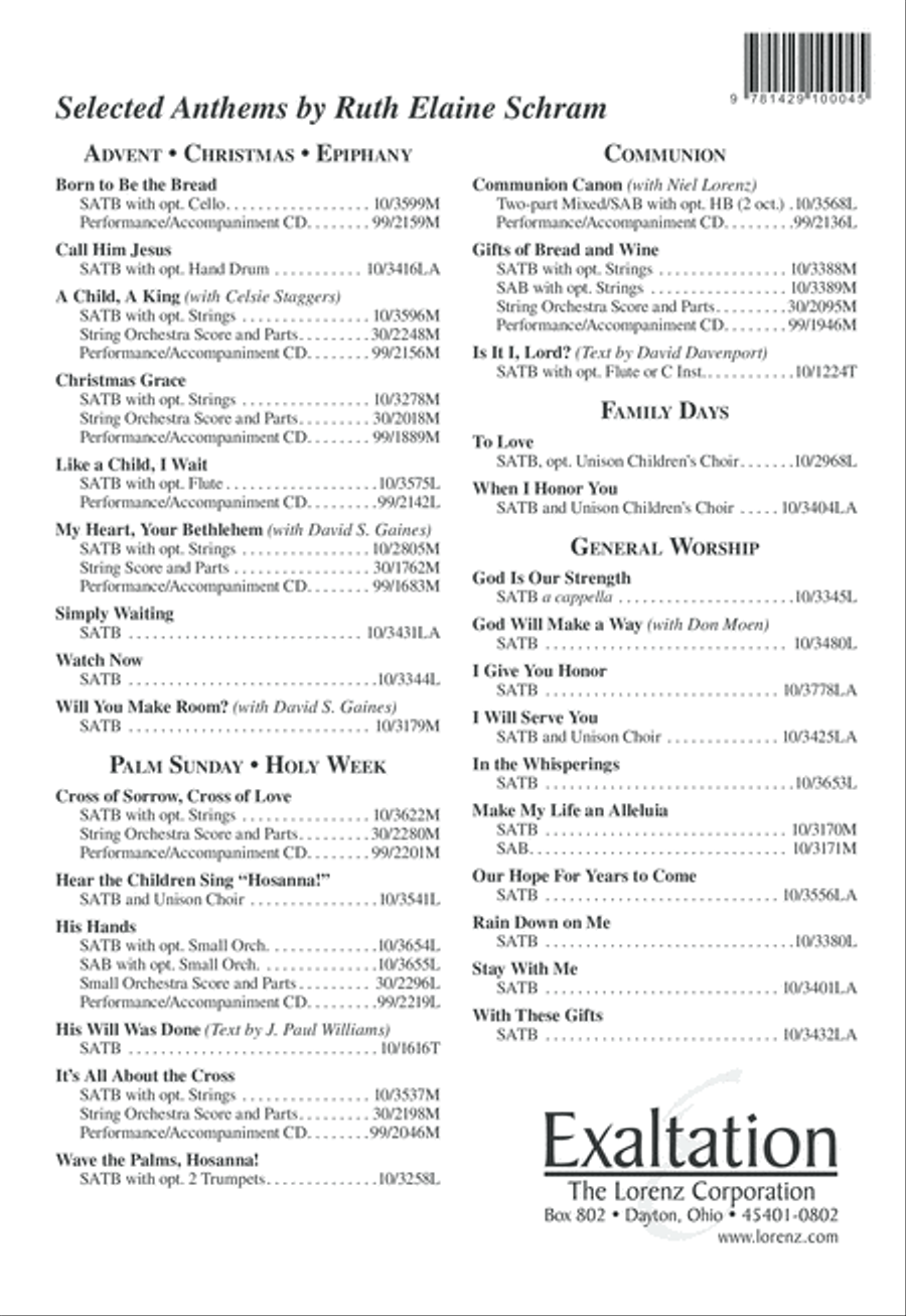 His Hands 3-Part scores gallery preview page 13
