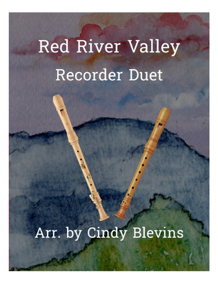 Book cover for Red River Valley, Recorder Duet