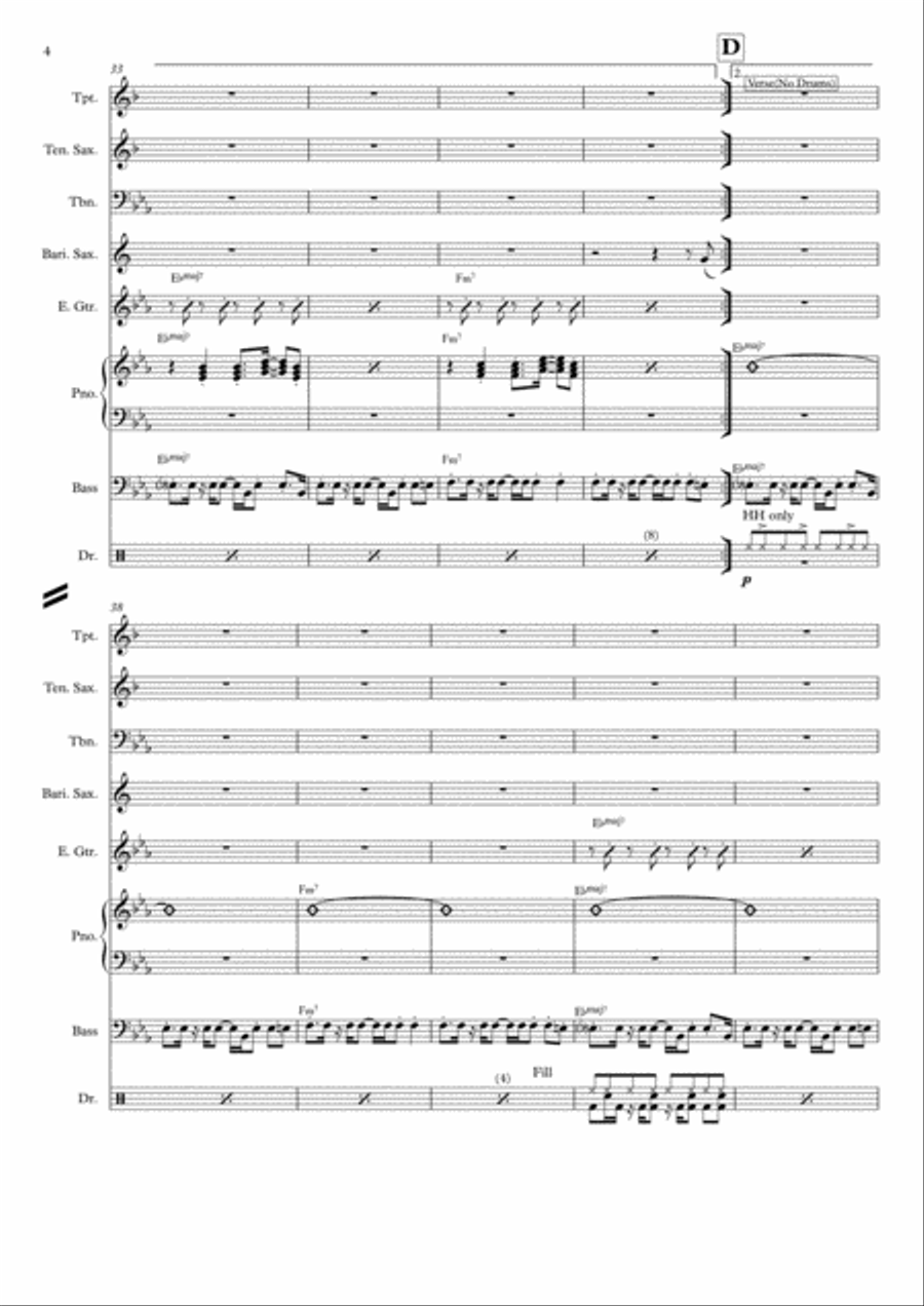 Valerie Tenor Saxophone scores gallery preview page 4