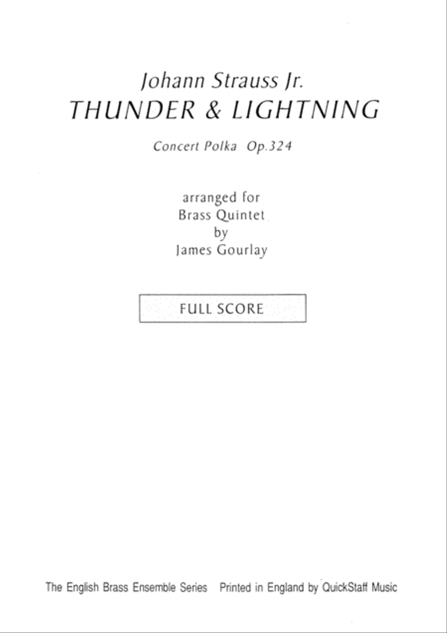Thunder & Lightning Brass Quintet scores gallery preview page 2