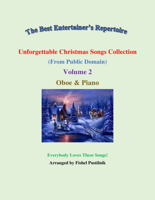 Book cover for "Unforgettable Christmas Songs Collection" (from Public Domain) for Oboe Piano-Volume 2-Video