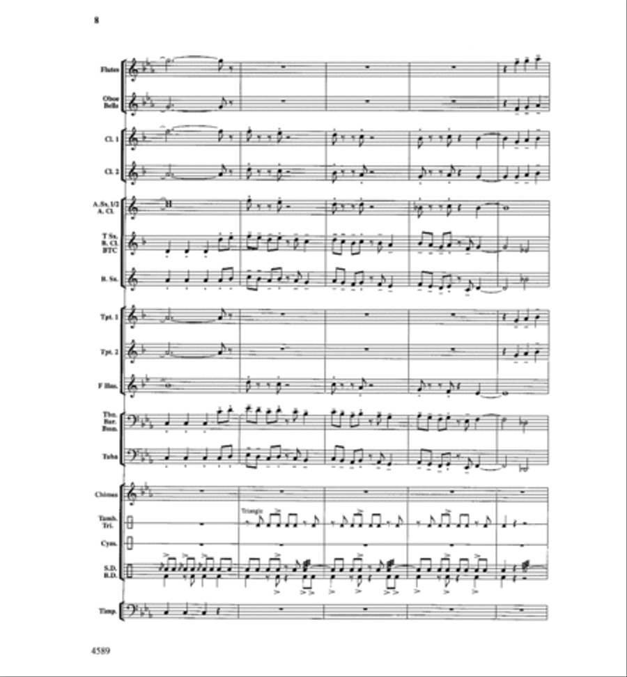 Copper Mountain Legend Concert Band scores gallery preview page 9