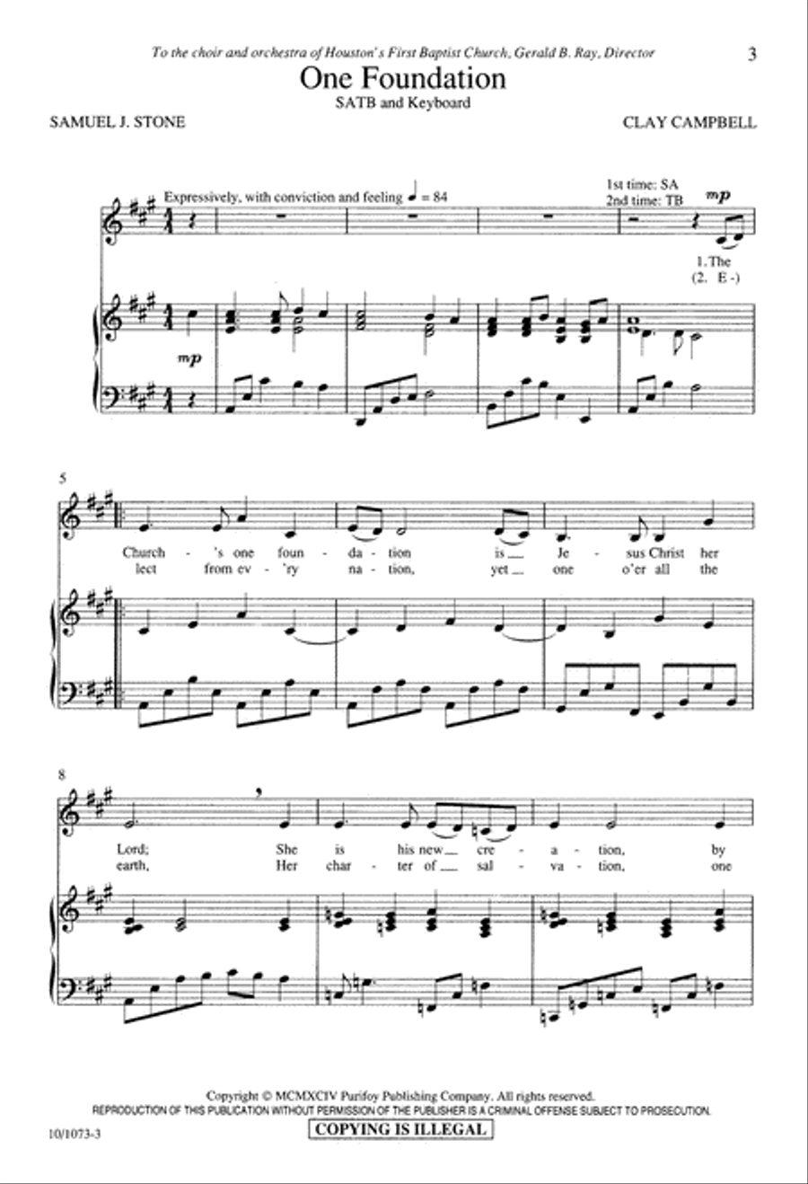 One Foundation One Foundation 4-Part scores gallery preview page 3