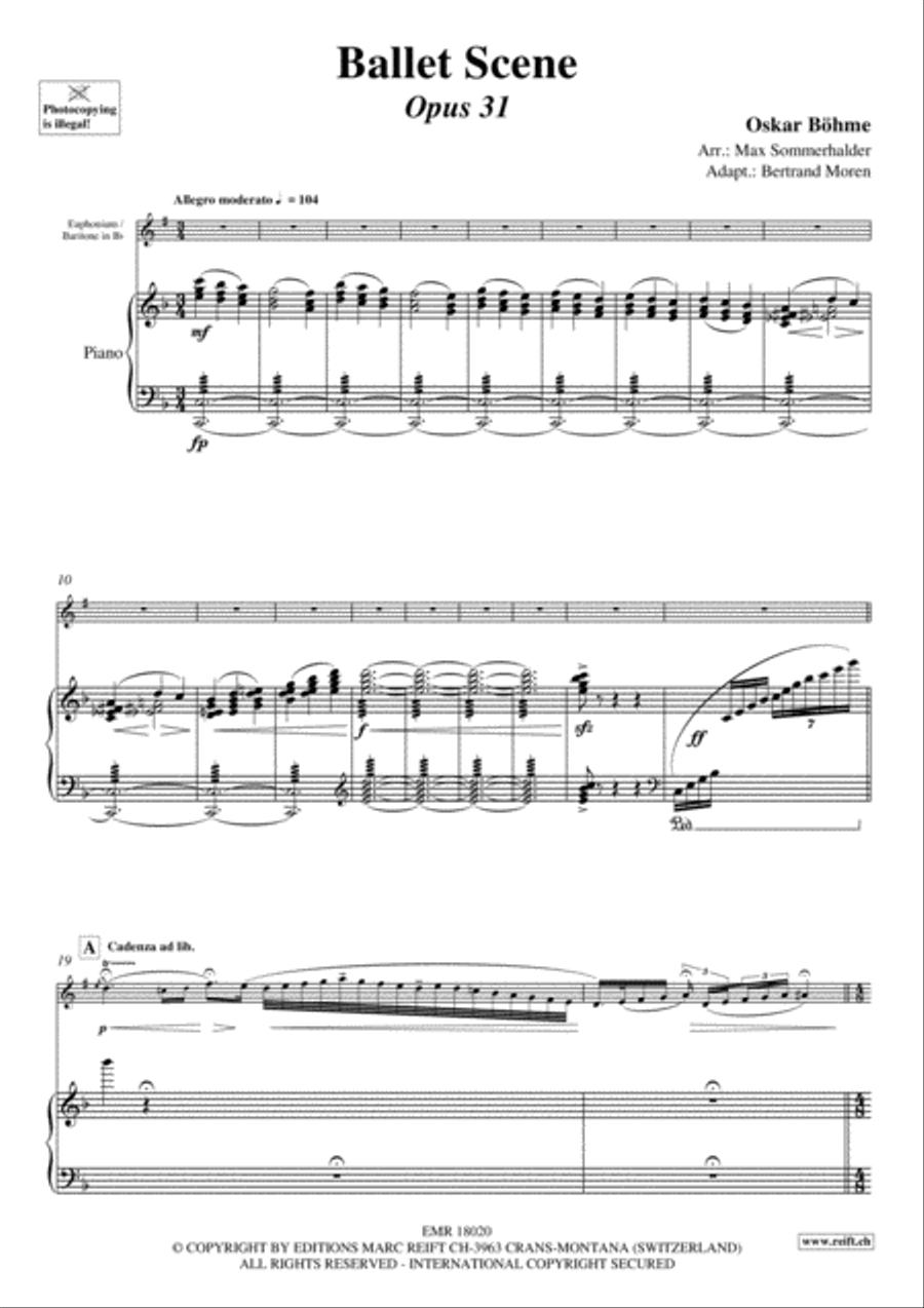 Ballet Scene Ballet Scene Euphonium scores gallery preview page 3