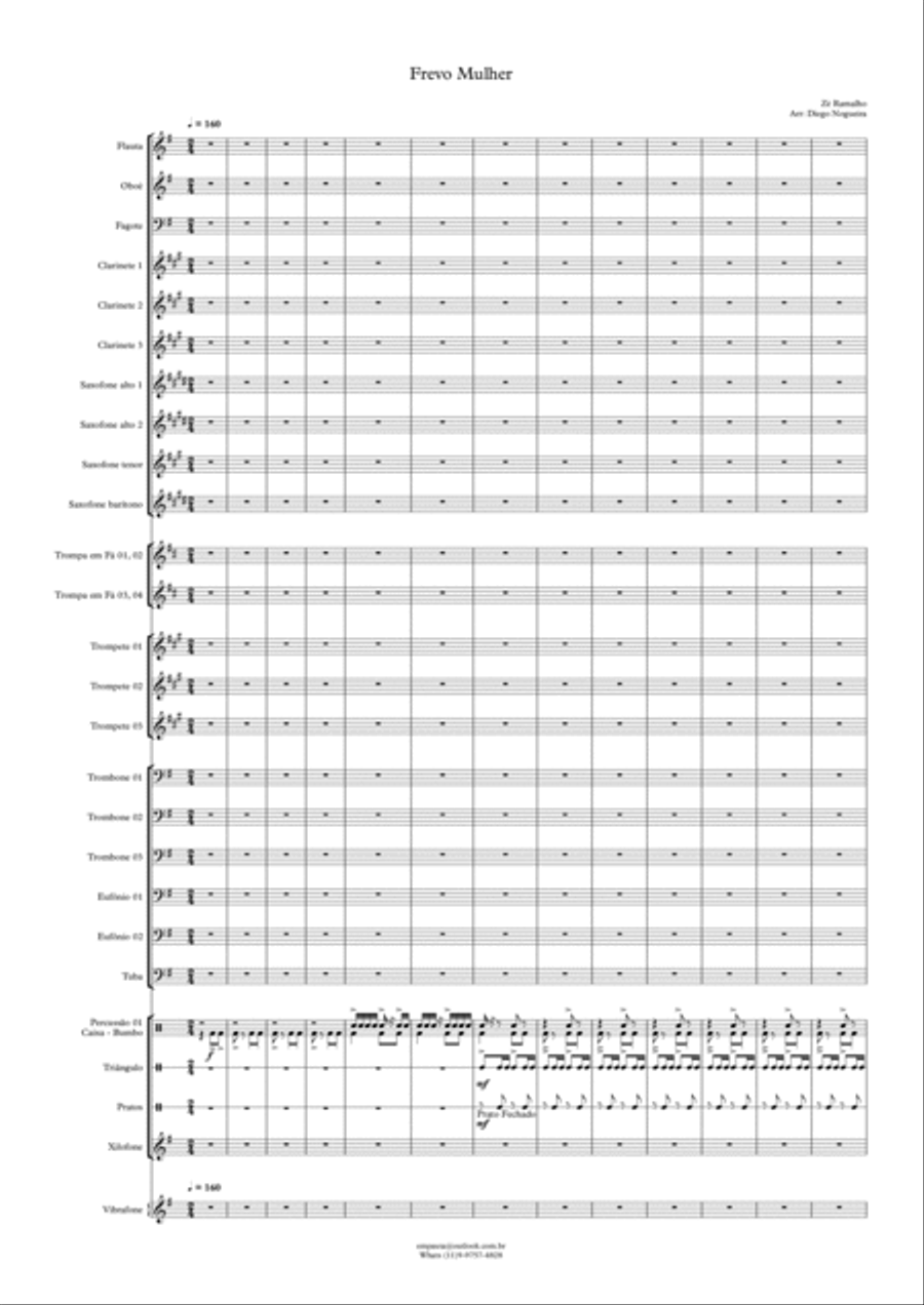 Frevo Mulher Frevo Mulher Concert Band scores gallery preview page 2