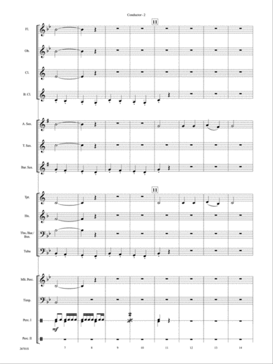 March of the Crusaders Concert Band scores gallery preview page 3