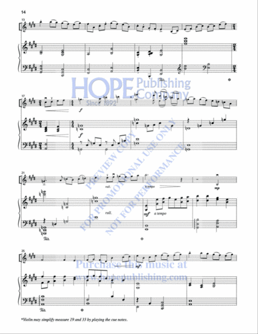 String Reflections 2 Violin Solo scores gallery preview page 17