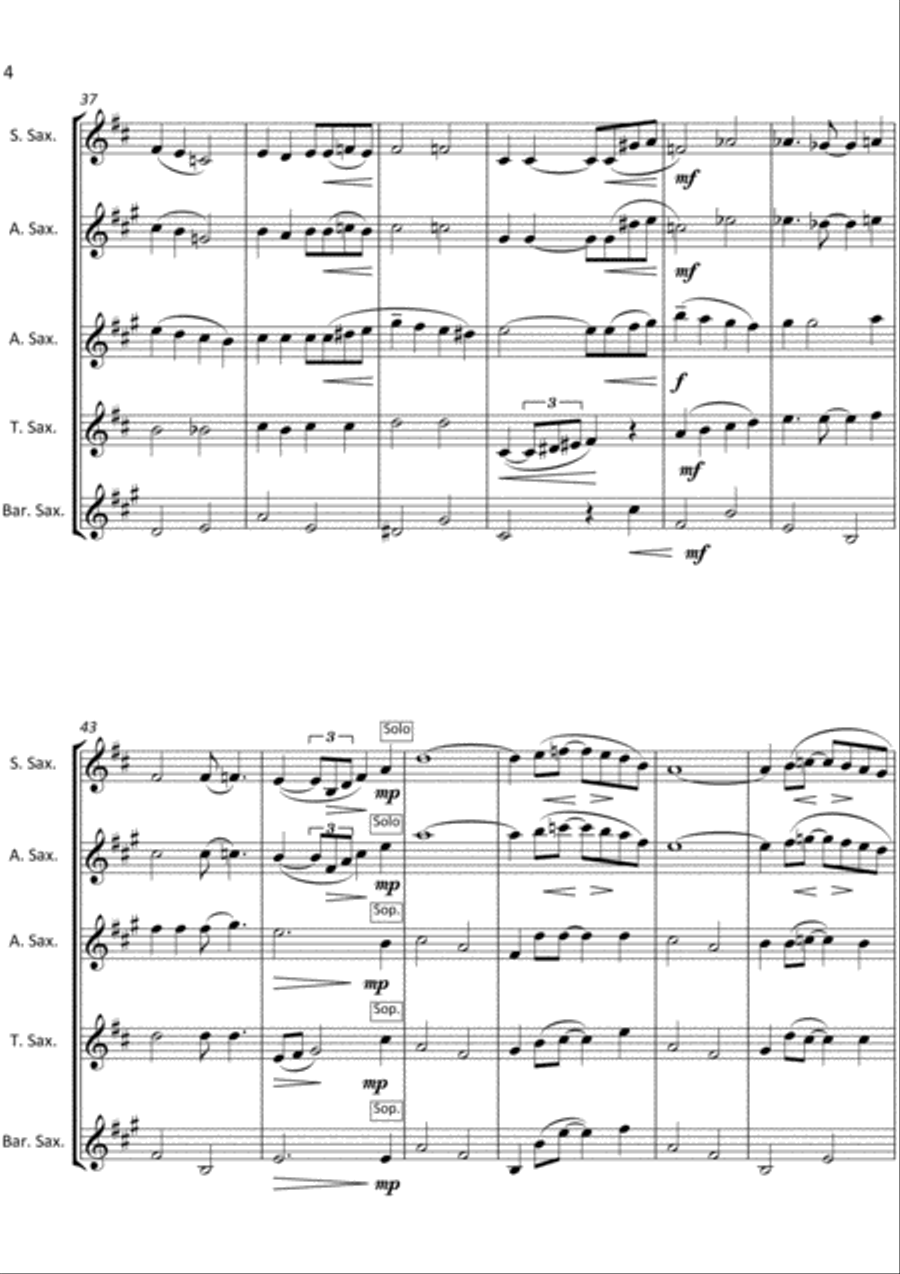 At Last Woodwind Quartet scores gallery preview page 4