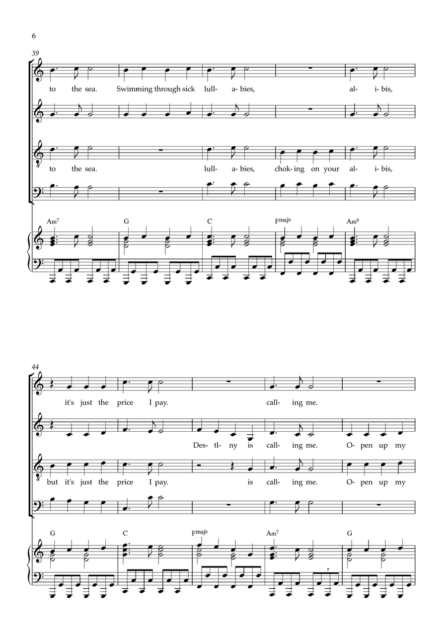 Mr. Brightside Mr. Brightside 4-Part scores gallery preview page 6