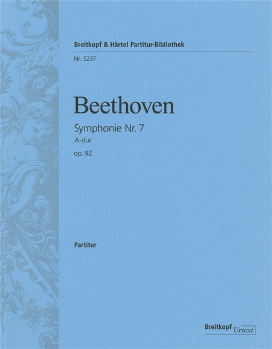 Book cover for Symphony No. 7 in A major Op. 92