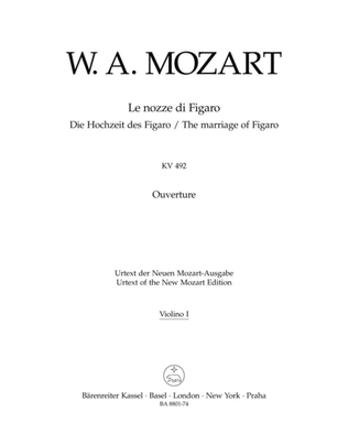 Book cover for Le nozze di Figaro / The Marriage of Figaro K. 492