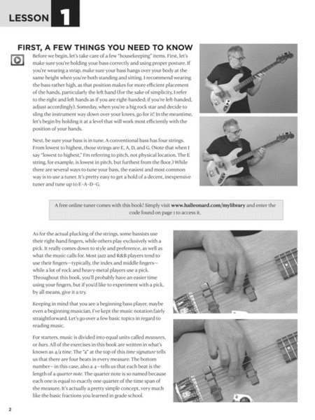 First 15 Lessons – Bass Guitar image number null