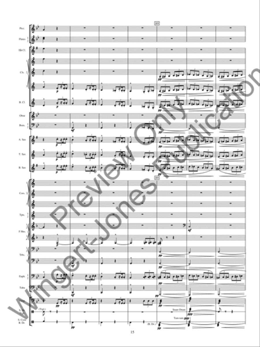 La Tregenda Concert Band scores gallery preview page 18