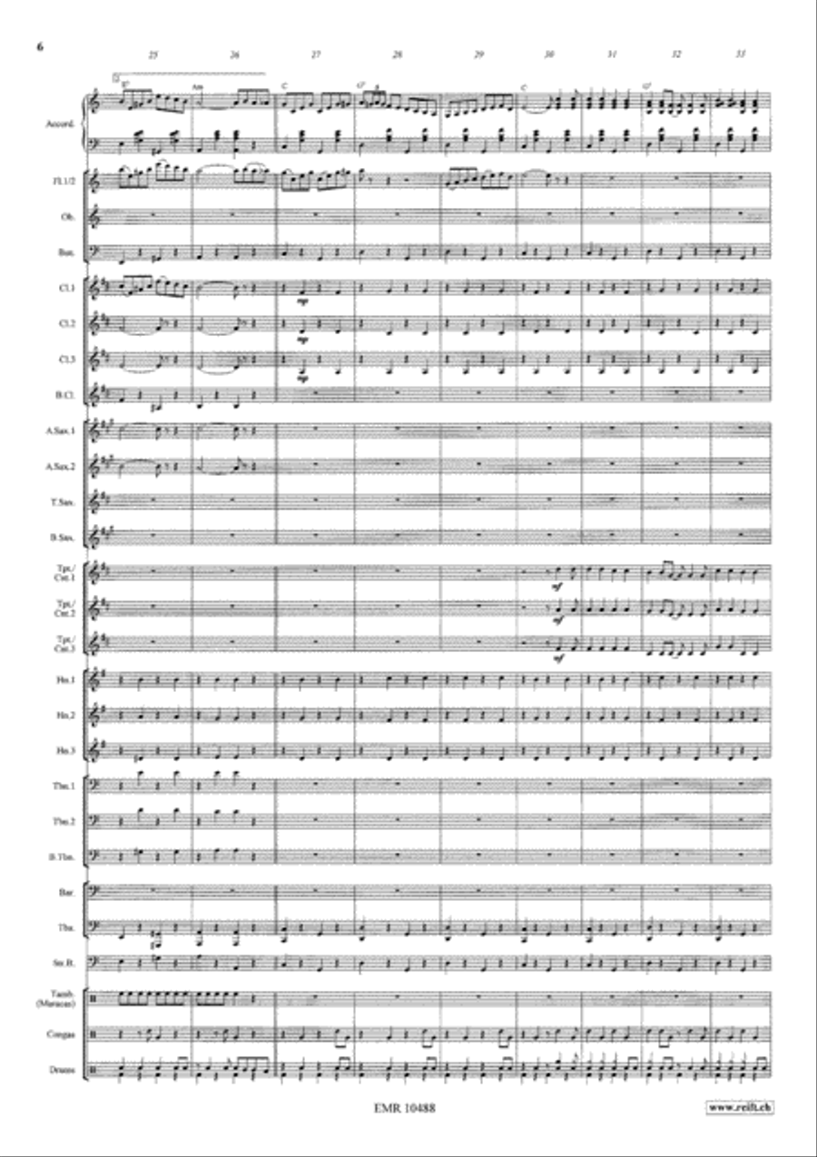 Tico Tico Tico Tico Concert Band scores gallery preview page 7