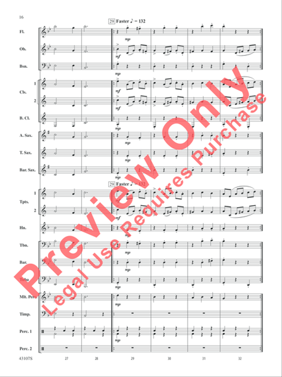 Happy Holidays---Vol. 2 Happy Holidays---Vol. 2 Concert Band scores gallery preview page 8