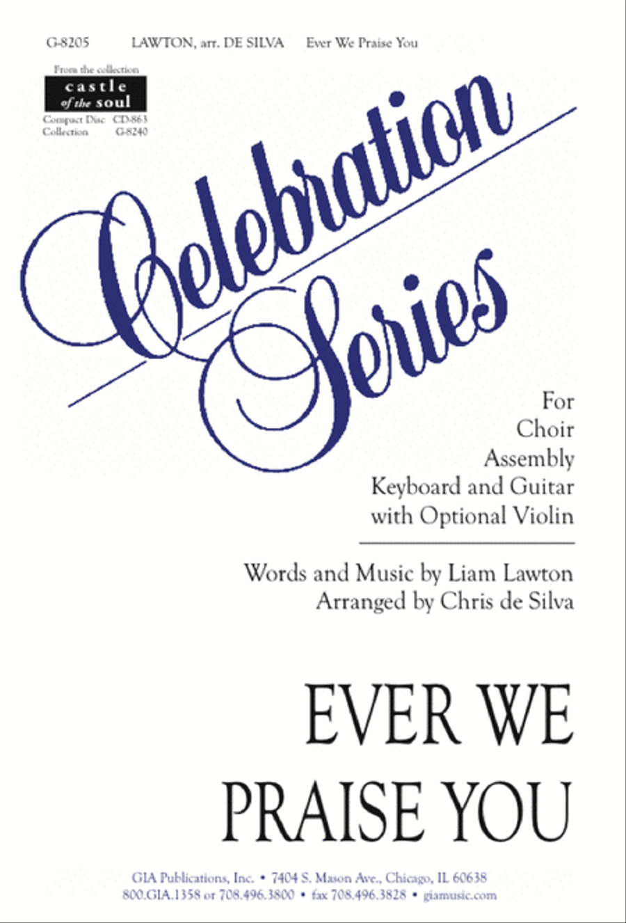 Ever We Praise You - instrument edition Violin scores gallery preview page 1