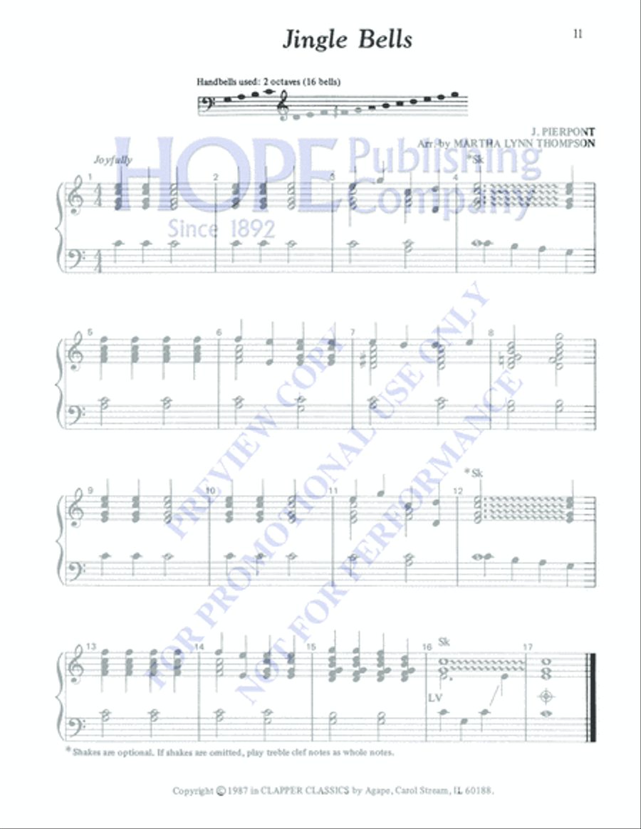 Ready to Ring for Christmas 2-Octaves scores gallery preview page 13
