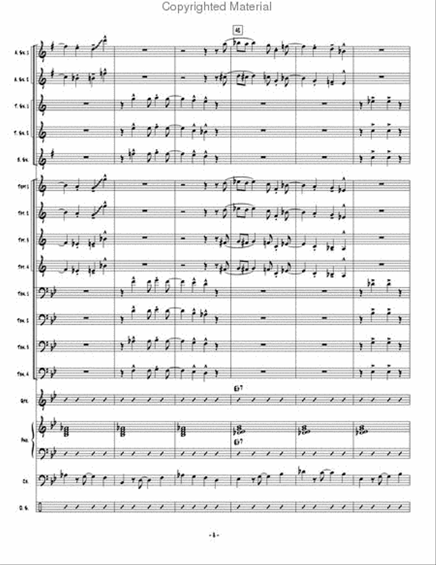 Eggs St. Jack Jazz Ensemble scores gallery preview page 9