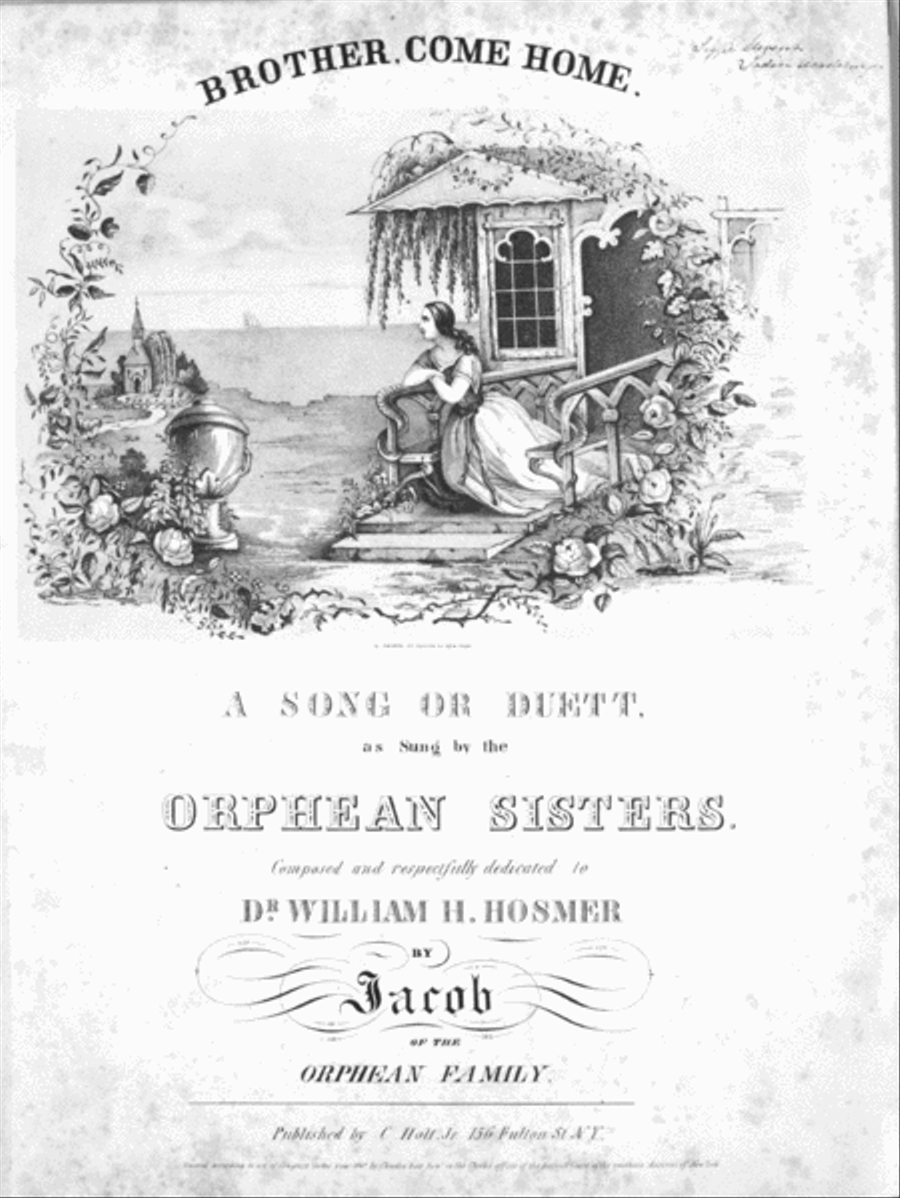 Brother, Come Home. A Song or Duett Voice scores gallery preview page 1
