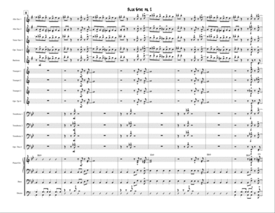 Blue Star Jazz Ensemble scores gallery preview page 3