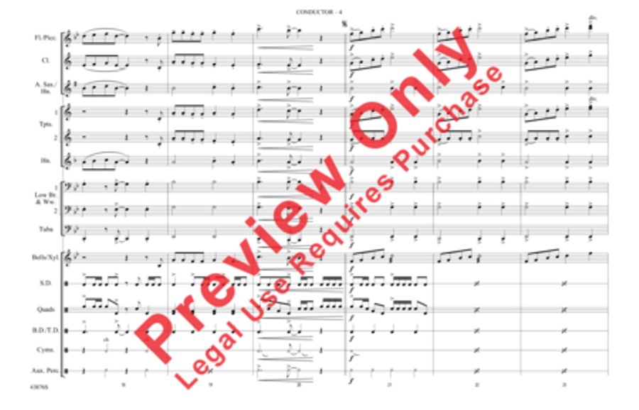 Birthday Birthday Marching Band scores gallery preview page 5