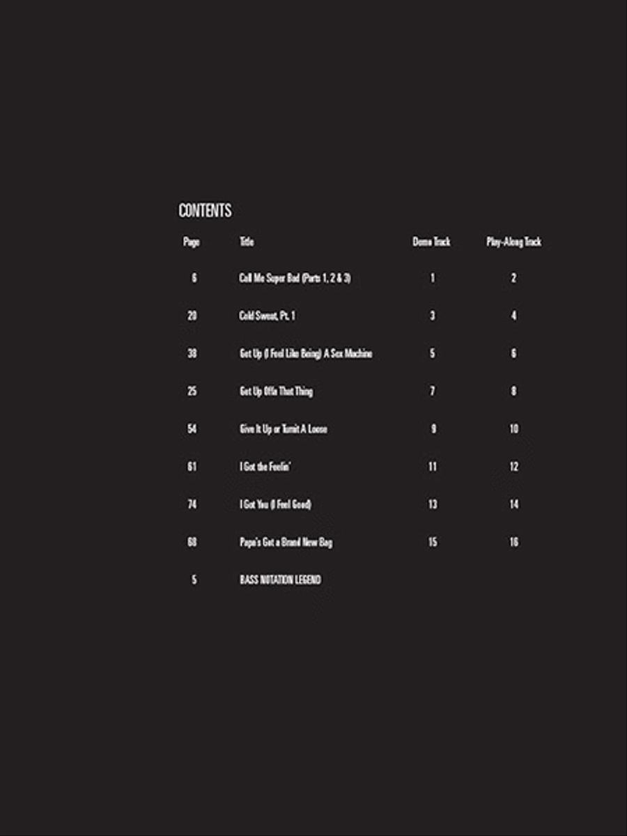James Brown Electric Guitar scores gallery preview page 2