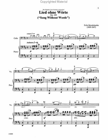Solos for Young Cellists Cello Part and Piano Acc., Volume 6