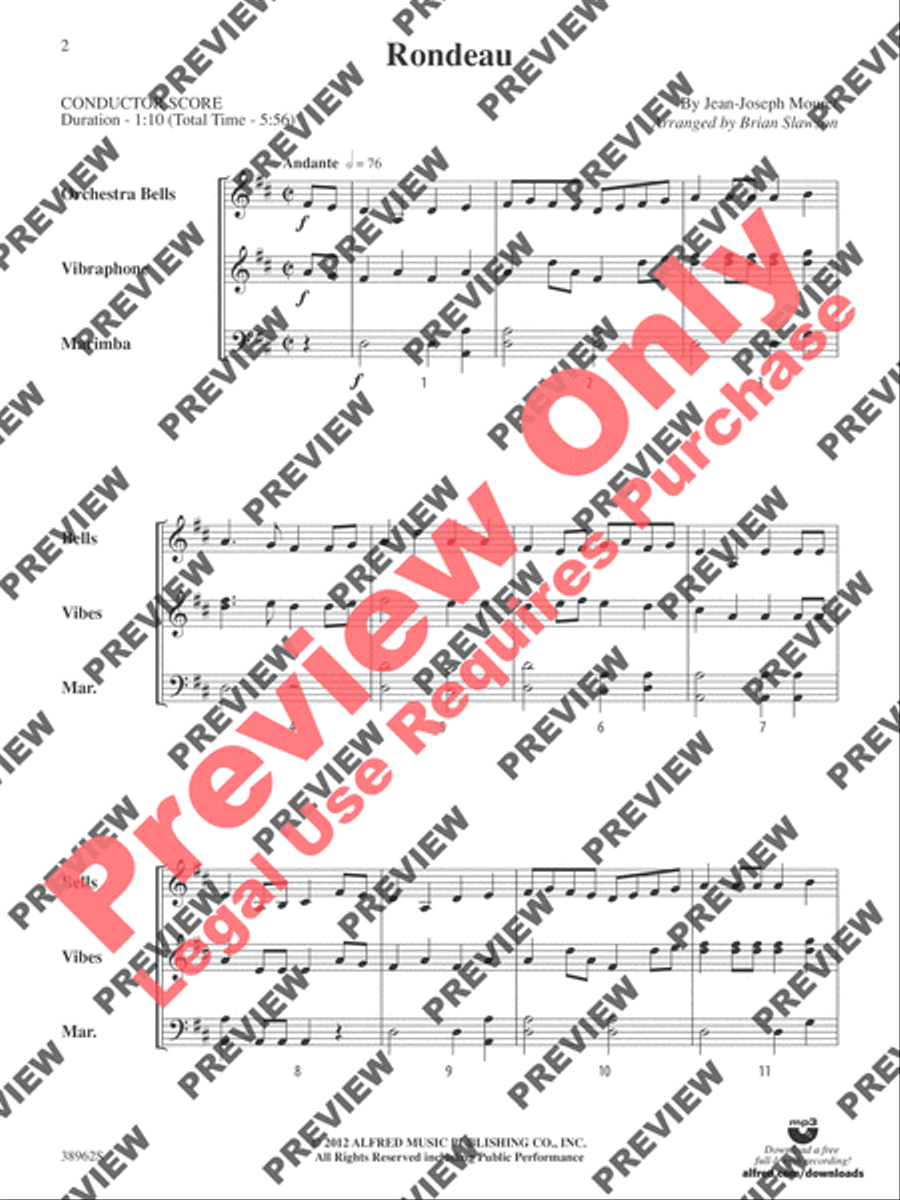 Classic Mallet Trios, Volume 2 Small Ensemble scores gallery preview page 3