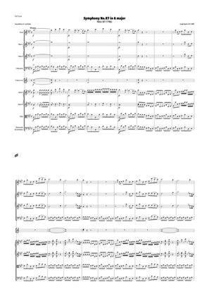 Haydn - Symphony No.87 in A major, Hob.I:87