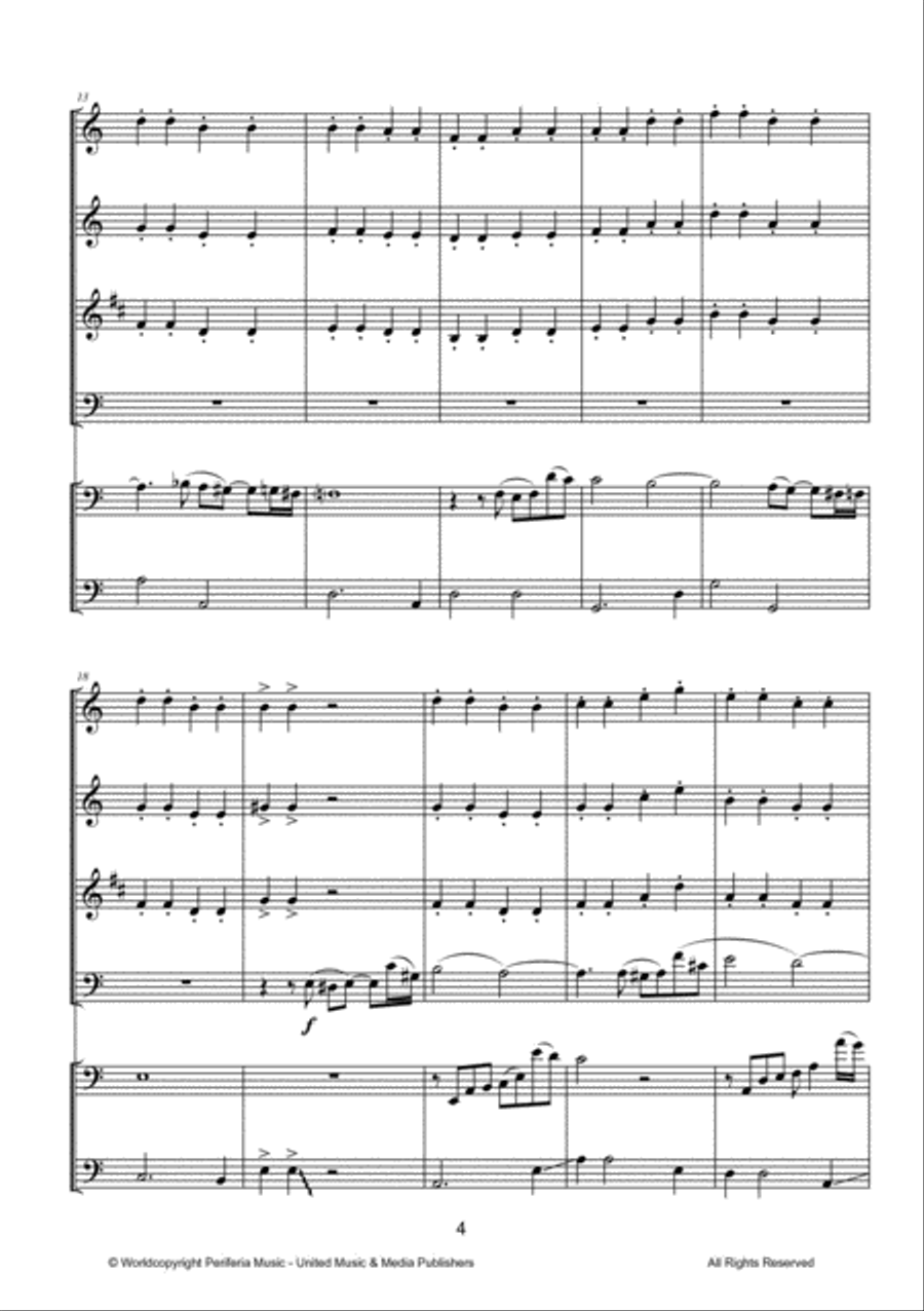sognaT for Flute, Oboe, Clarinet, Bassoon, Cello and Bass Bassoon scores gallery preview page 3