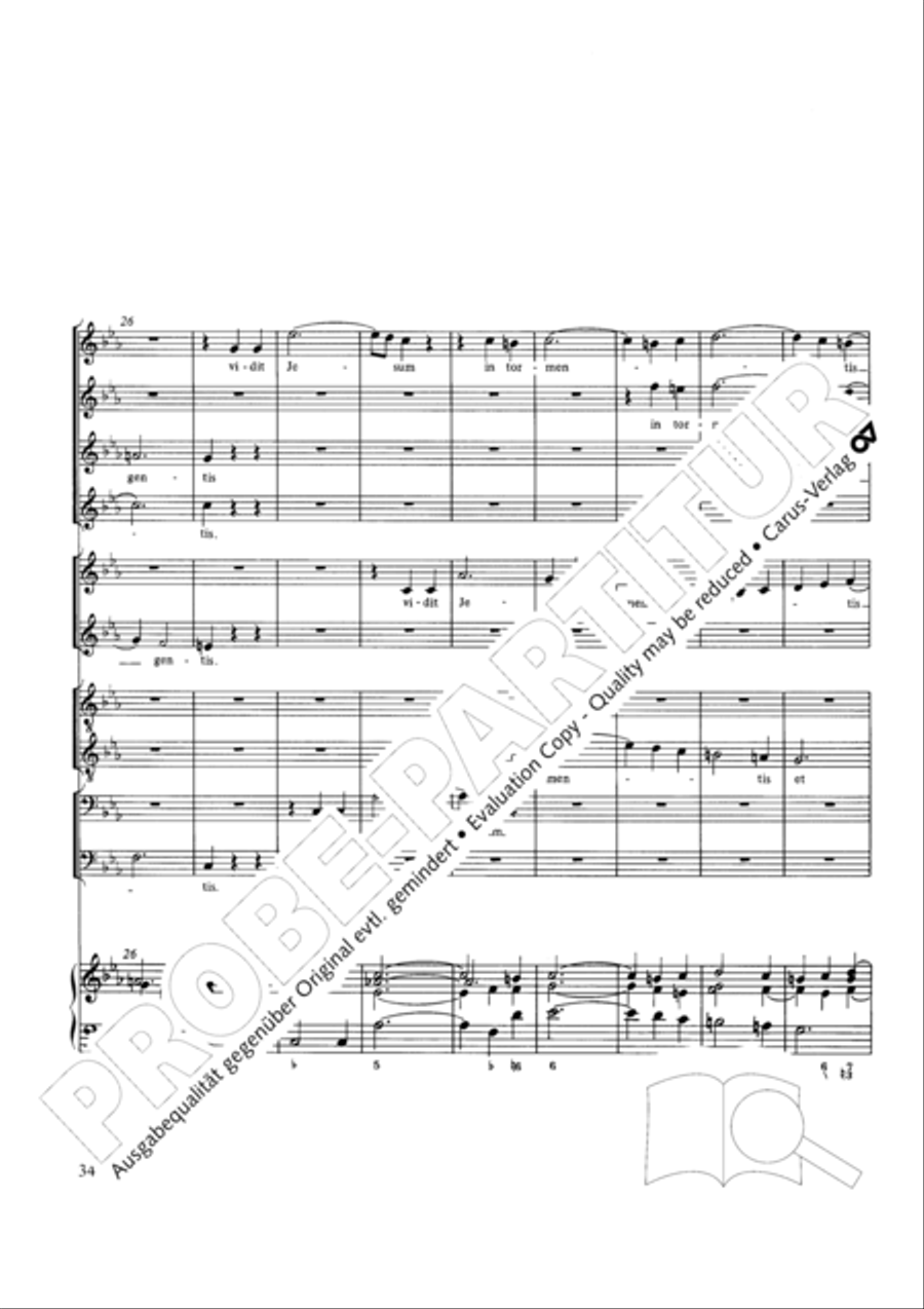 Stabat mater Choir scores gallery preview page 34
